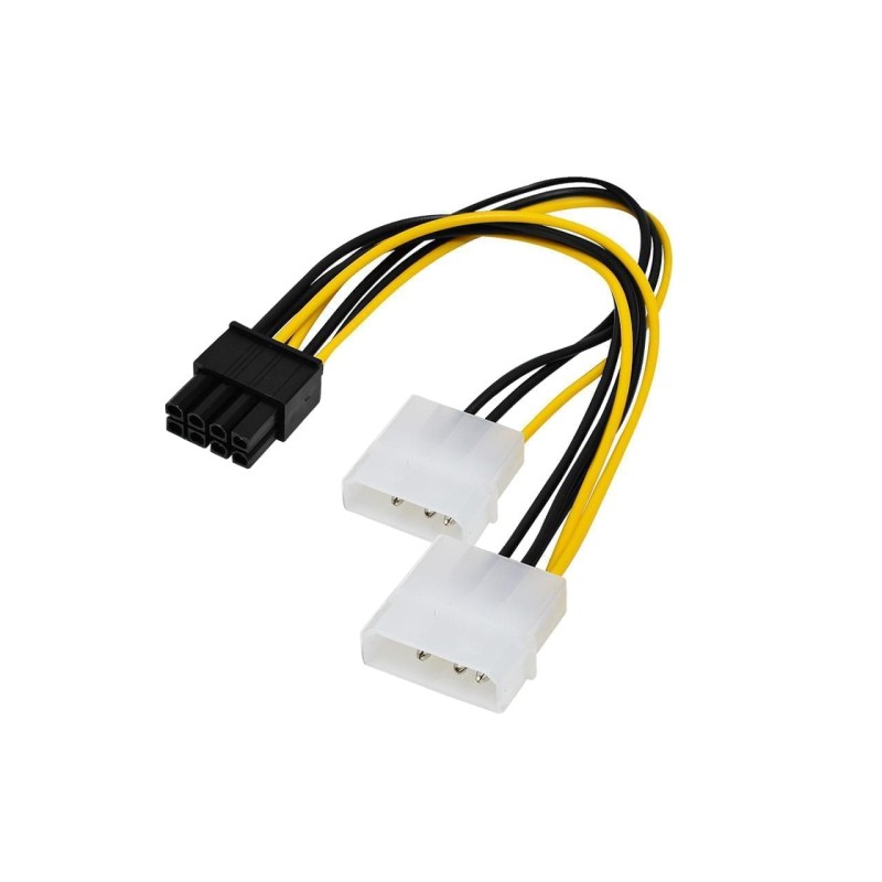 Adaptador alimentacion Molex PCIe 8 pines
