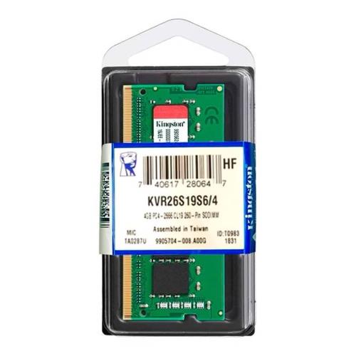 Kingston SODIMM DDR4 4GB 2666Mhz