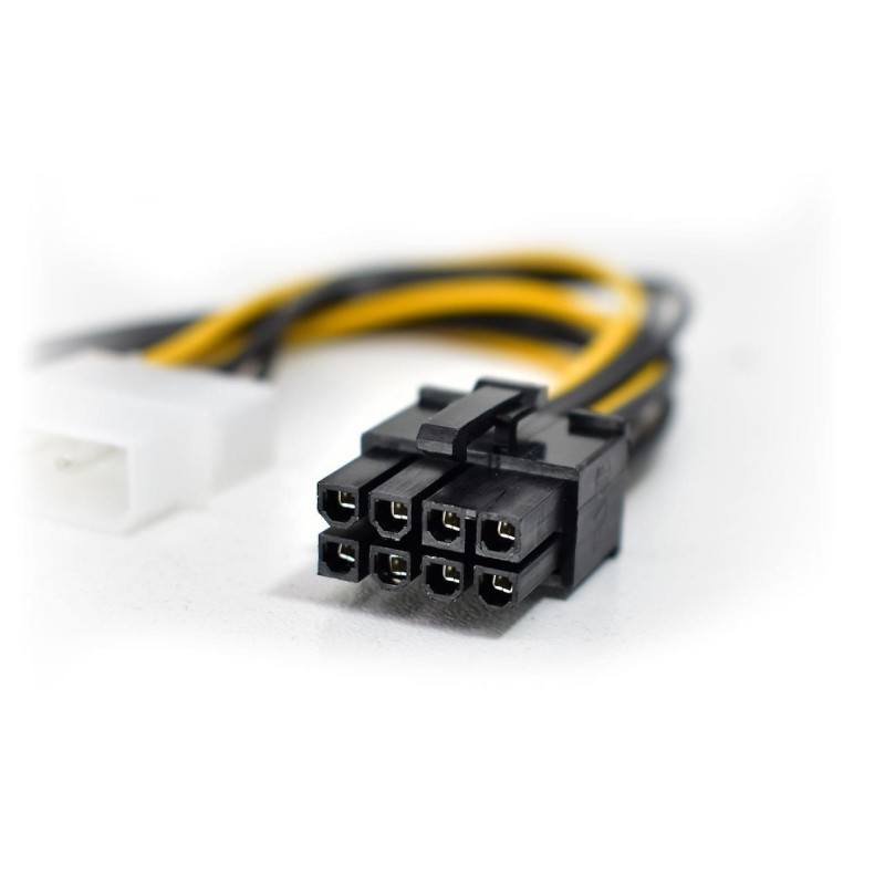 Adaptador alimentacion Molex PCIe 8 pines