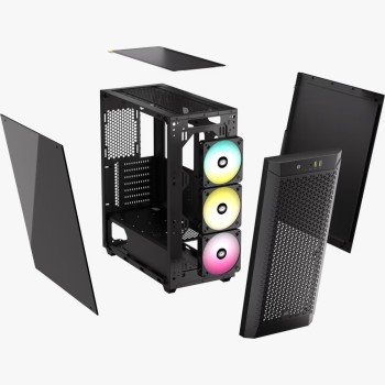 Corsair 480T RGB Airflow TG Mid-Tower Fan ARGB x3