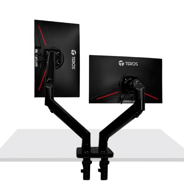 Soporte Doble Monitor Teros 22 a 32 Pulg.