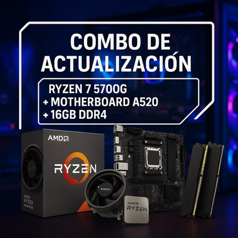 Combo Actualizacion R7-5700G-A520-16GB