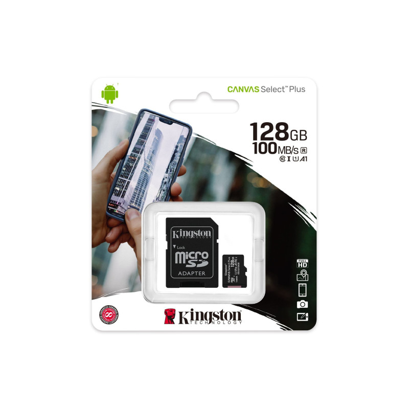 Kingston Microsd XC 128GB Clase 10