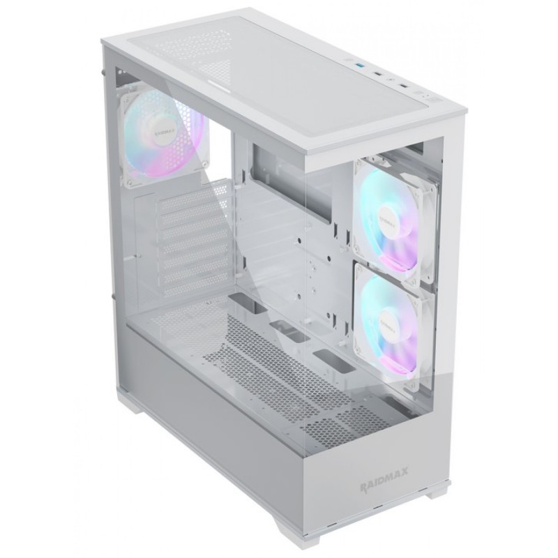 Raidmax Infinia l801 Fishtank Argb Tg White