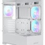 Raidmax Infinia l801 Fishtank Argb Tg White