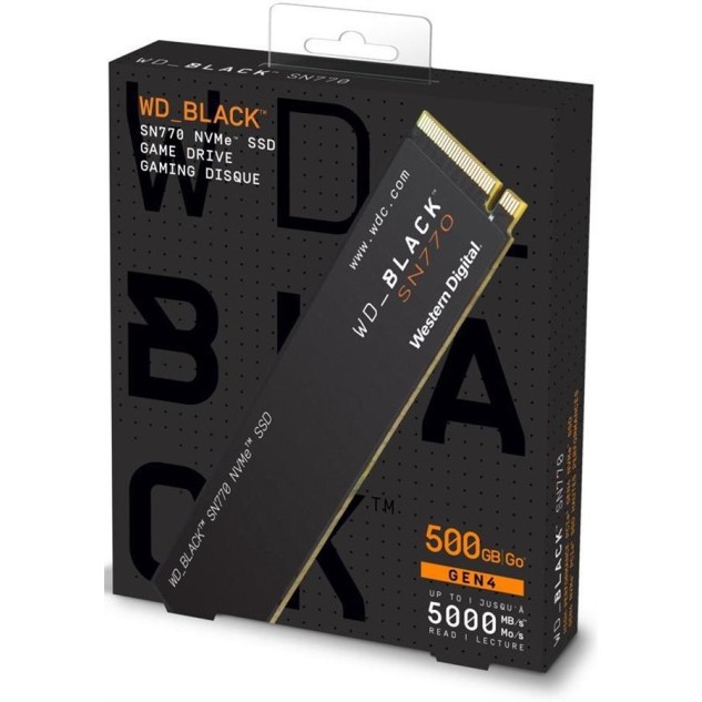 WD Black SN770 500GB 5000Mb/s NVMe